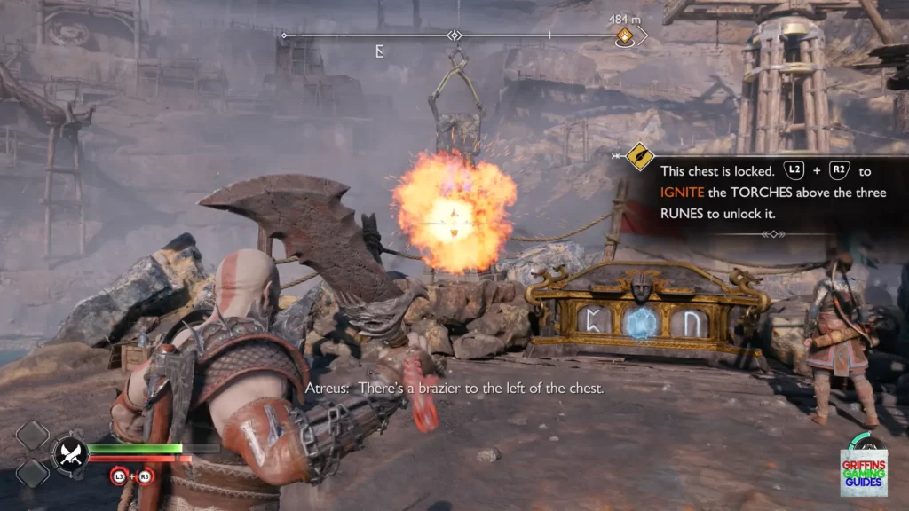 God Of War Ragnarök Nornir Chest 6 R Rune Brazier