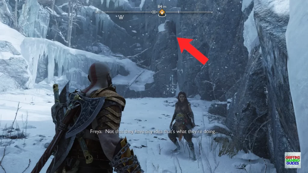 God Of War Ragnarök Odin's Raven 19 Climb Cliff to top