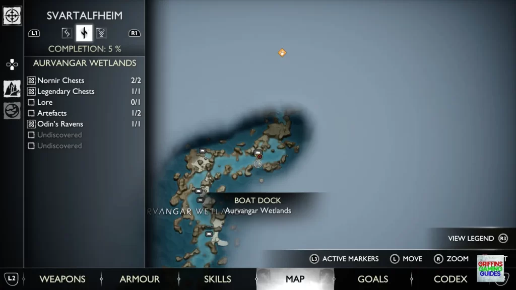 God Of War Ragnarök The Librarian Kvasir's Poem 1 Map