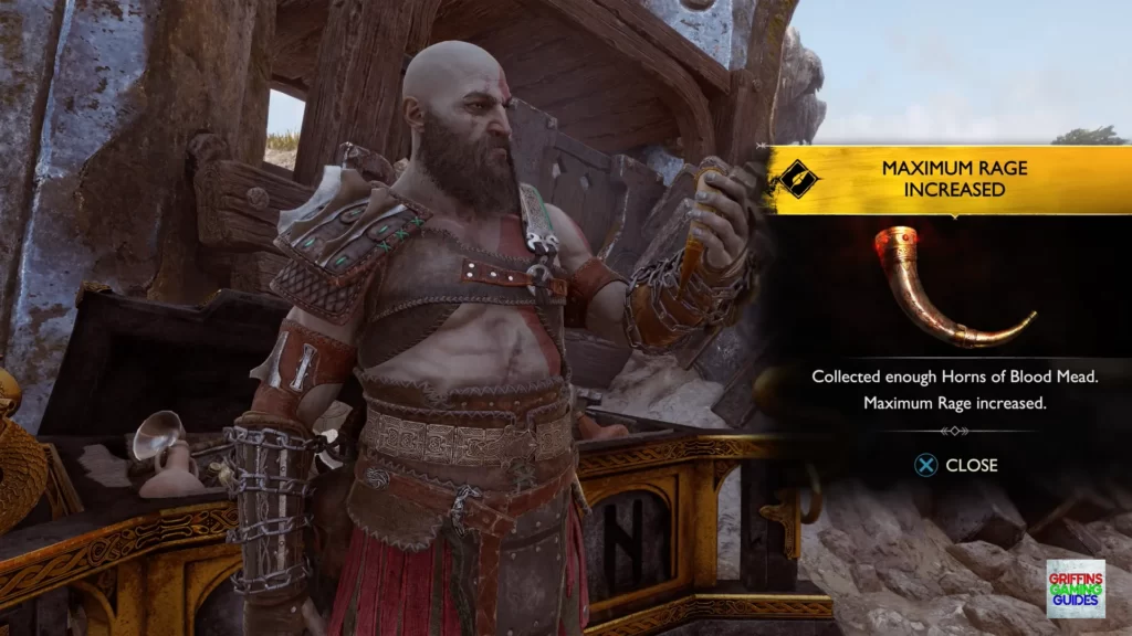 God of War Ragnarök Nornir Chest 2 Horn of Blood Mead