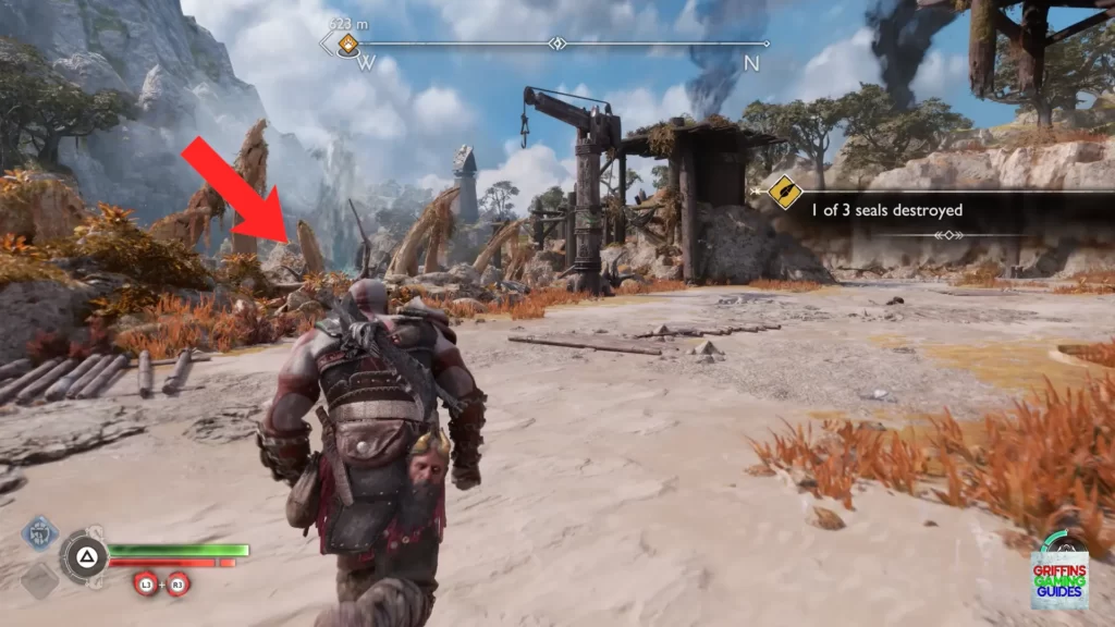 God of War Ragnarök Nornir Chest 3 F Rune Location 2