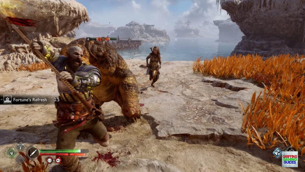 God Of War Ragnarök Kvasir's Poem 13 Return to Applecore Take Down Bergsra