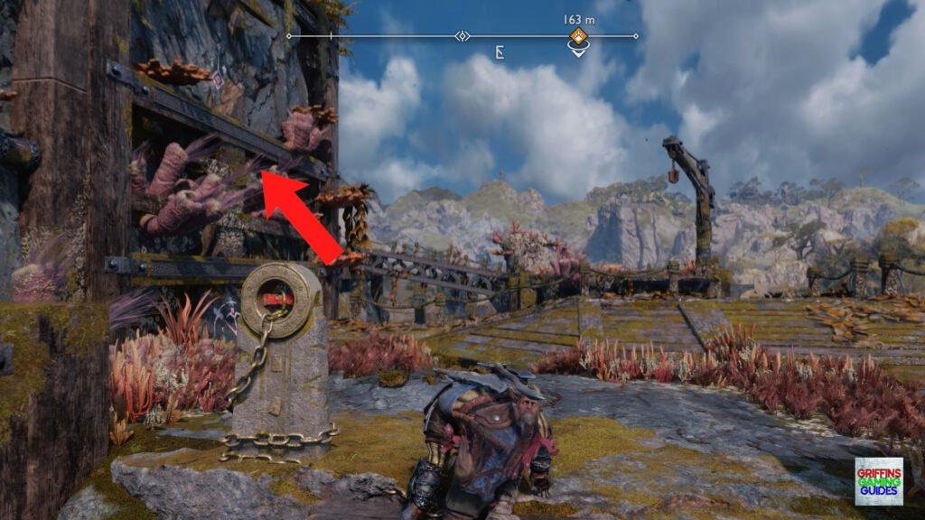 God Of War Ragnarök Kvasir's Poem 3 Climb Up Wall