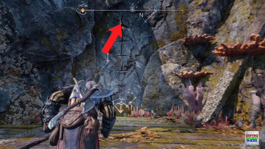 God Of War Ragnarök Kvasir's Poem 3 Climb Wall