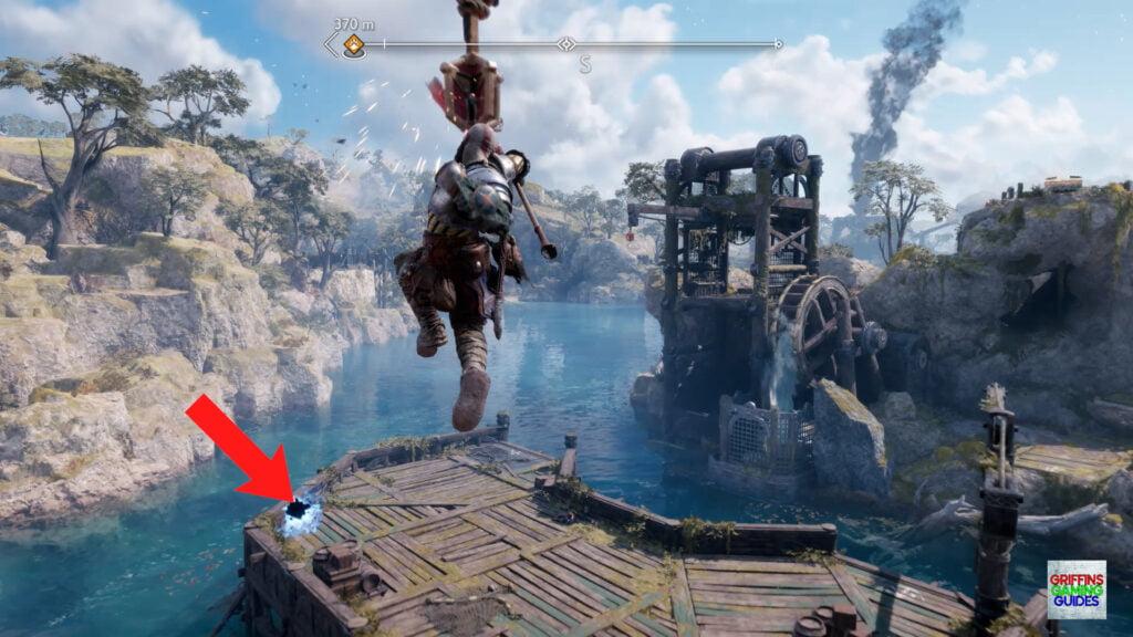 God Of War Ragnarök Lindwyrm 3 Grapple Across