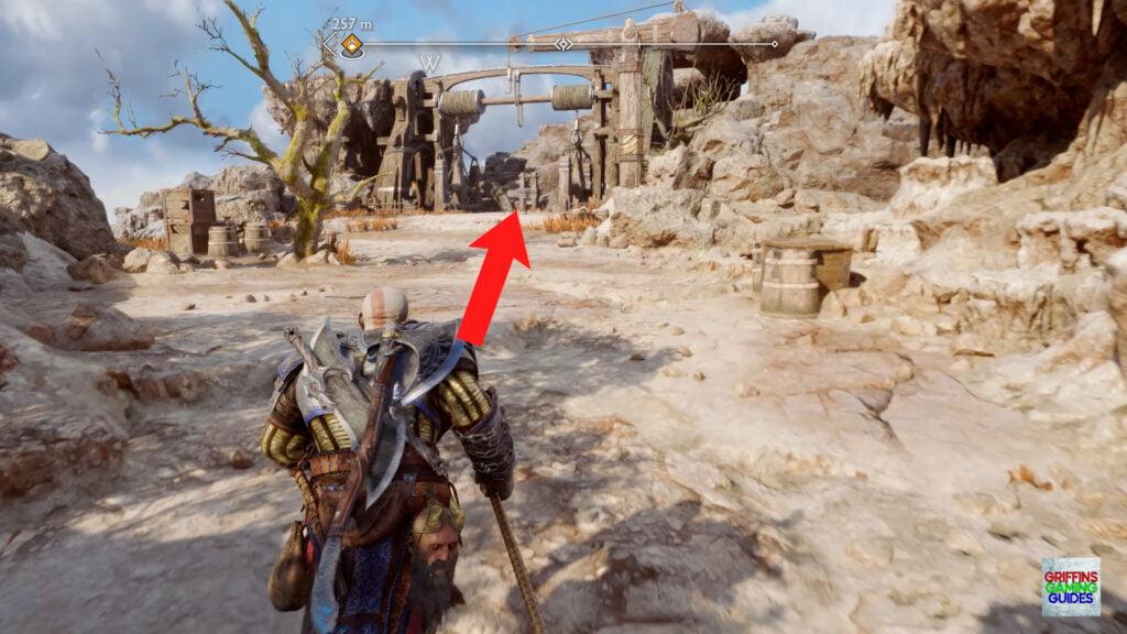 God Of War Ragnarök Lindwyrm 4 Return to Applecore Ride Elevator Down