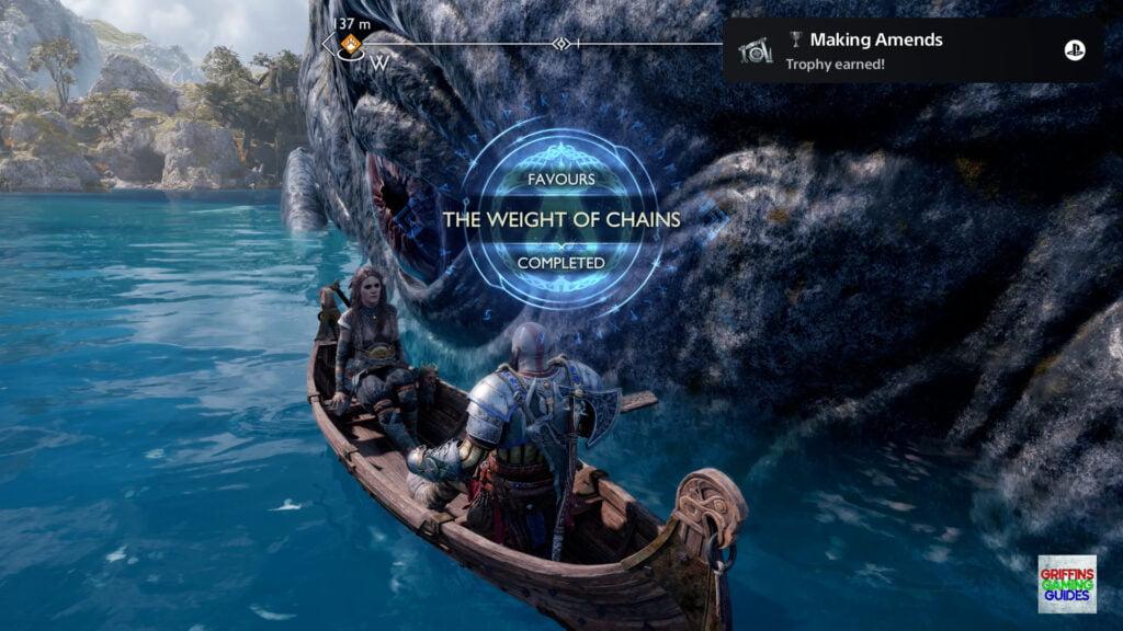 God Of War Ragnarök Making Amends