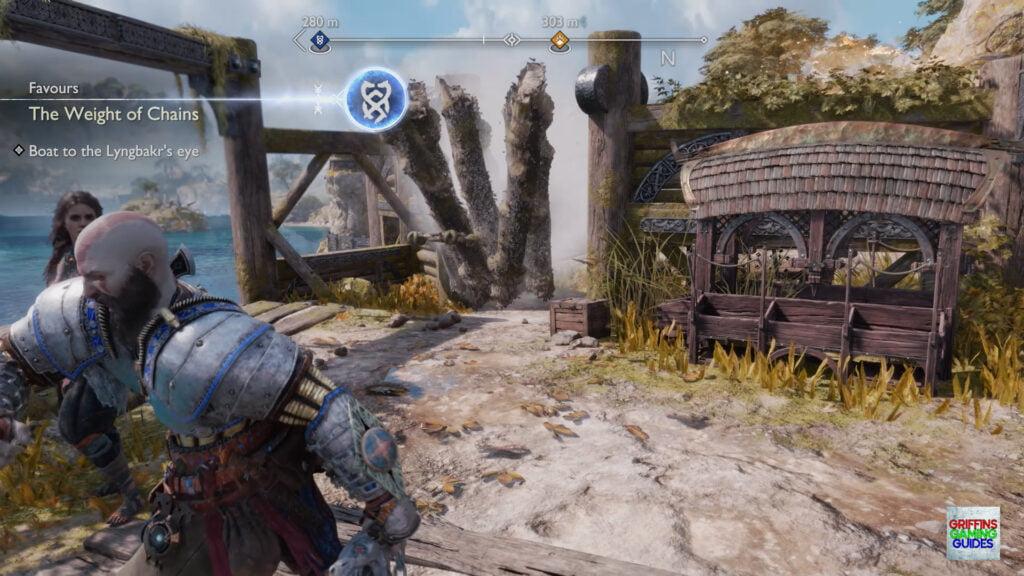 God Of War Ragnarök Making Amends Clear Blockade