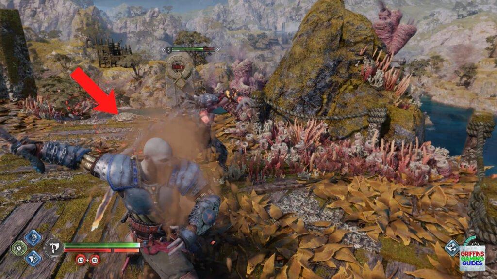 God Of War Ragnarök Making Amends Clear Enemies and Kick Chain Down