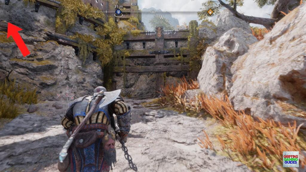 God Of War Ragnarök Making Amends Climb Wall