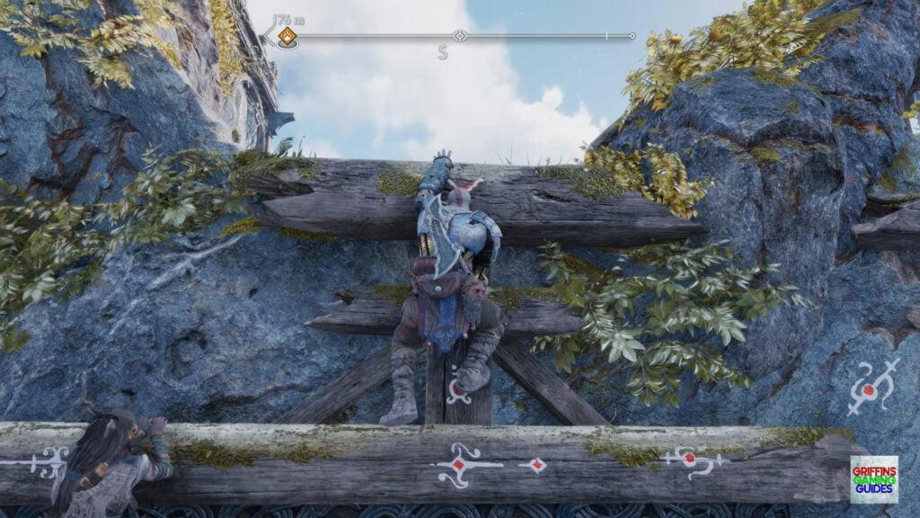 God Of War Ragnarök Making Amends Mantle Along Wall