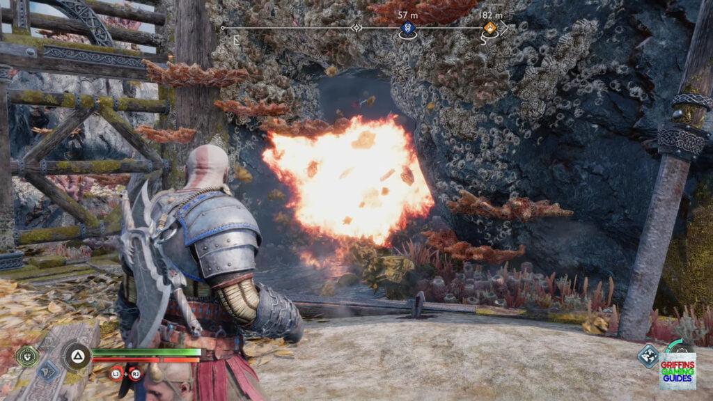 God Of War Ragnarök Making Amends Smash Rubble