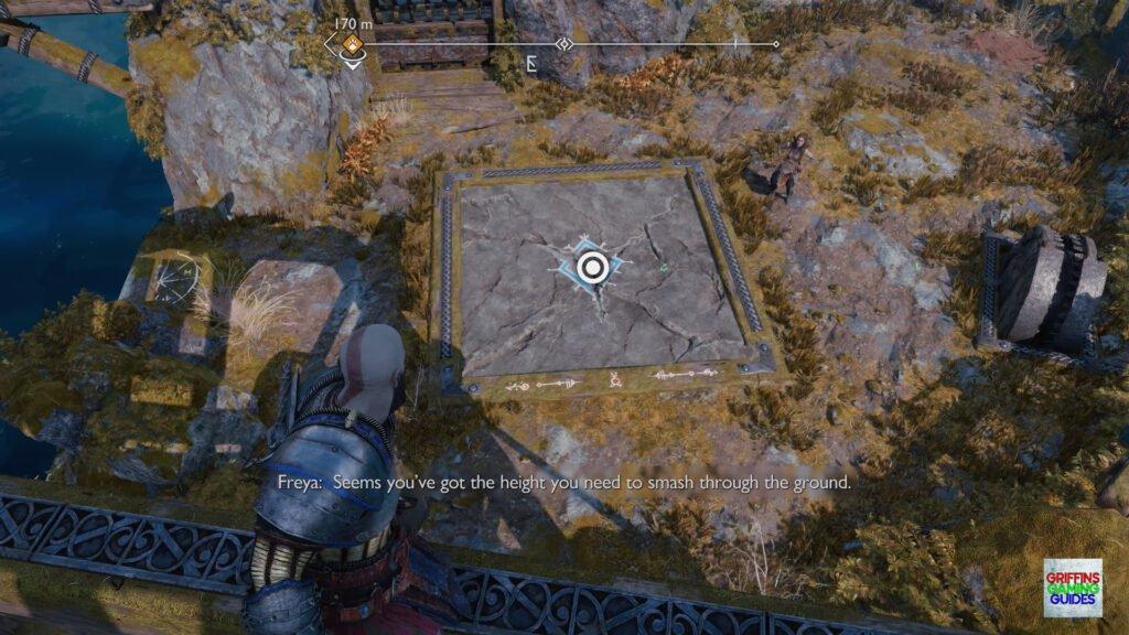 God Of War Ragnarök Making Amends Smash Through Floor