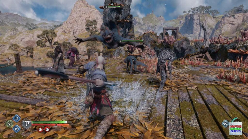 God Of War Ragnarök Making Amends Take Down Ambush