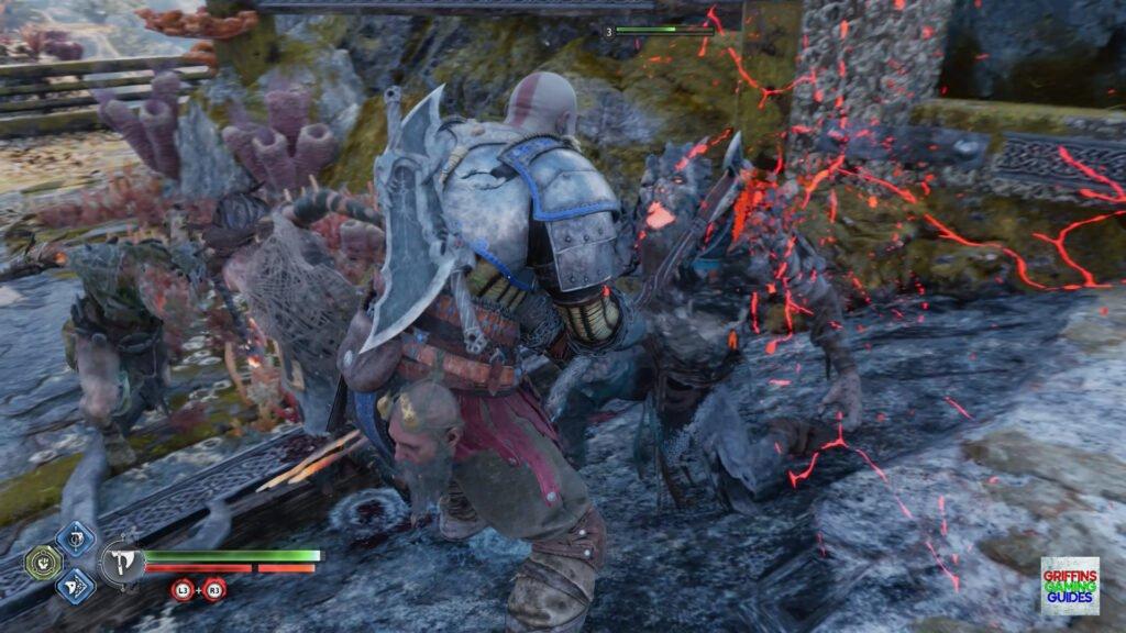 God Of War Ragnarök Making Amends Take Down Draugr