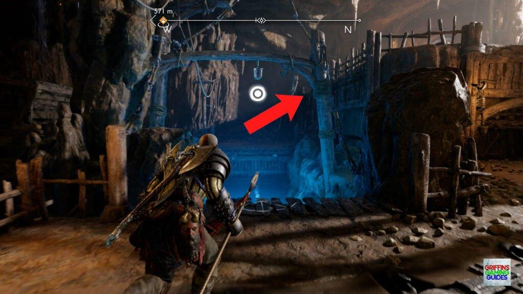 God Of War Ragnarök Nornir Chest 18 Grapple Across and Mantle Up