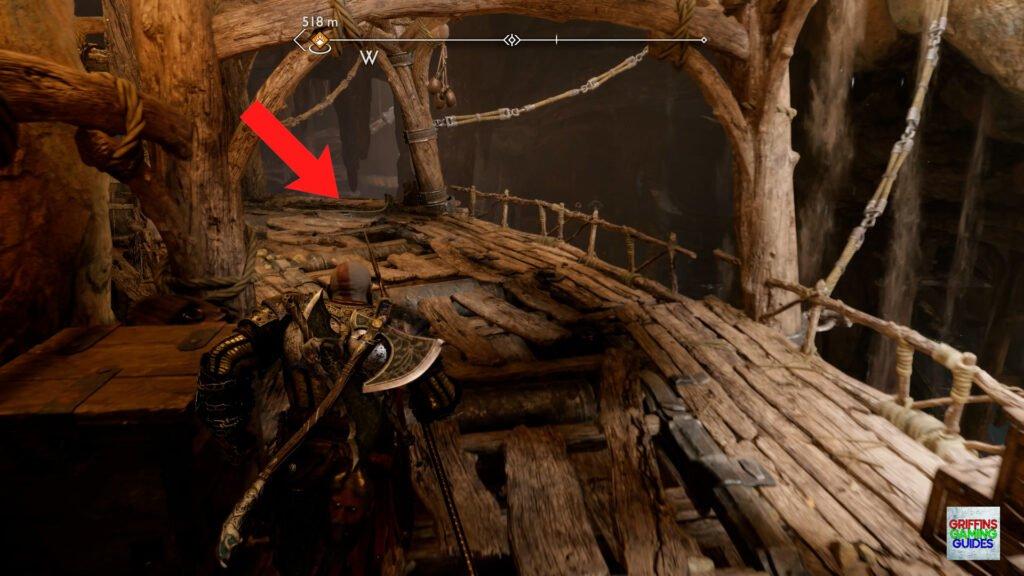 God Of War Ragnarök Nornir Chest 18 Jump Down to Walkway Below