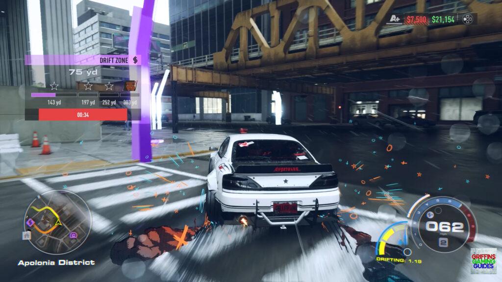 Need For Speed Unbound Catch My Drift Apolonia District 1 Corner 2