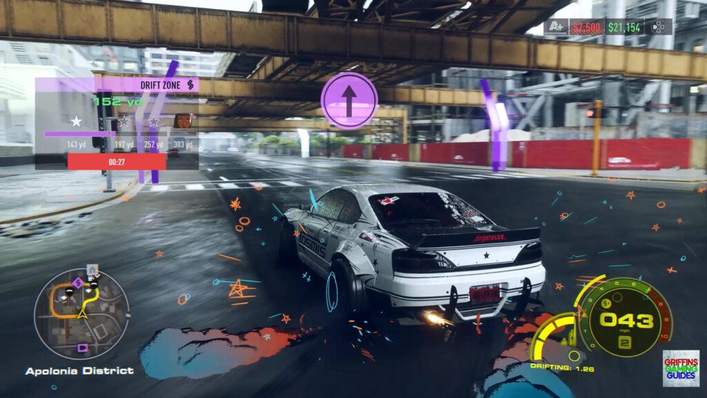 Need For Speed Unbound Catch My Drift Apolonia District 1 Corner 3