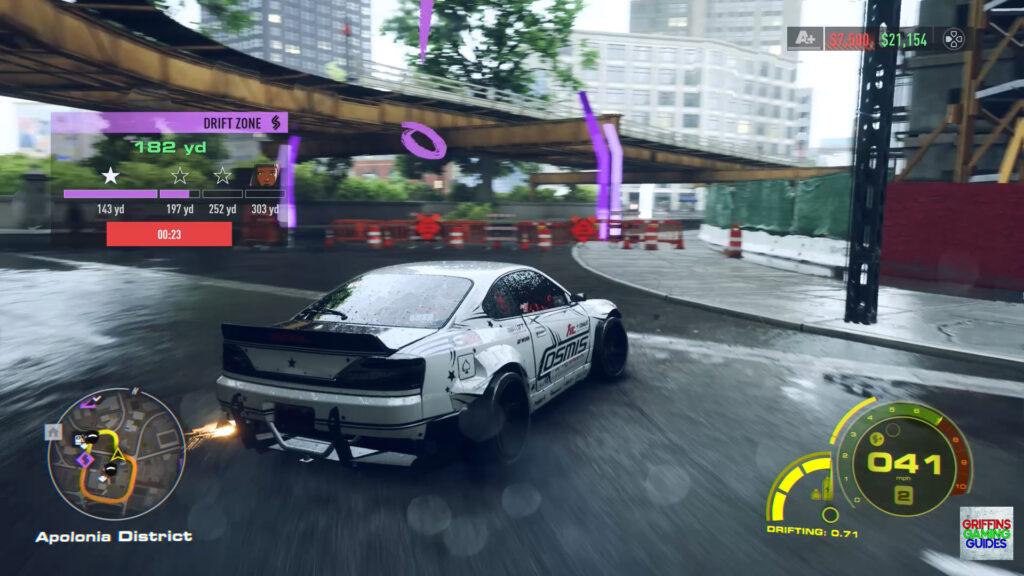 Need For Speed Unbound Catch My Drift Apolonia District 1 Corner 4