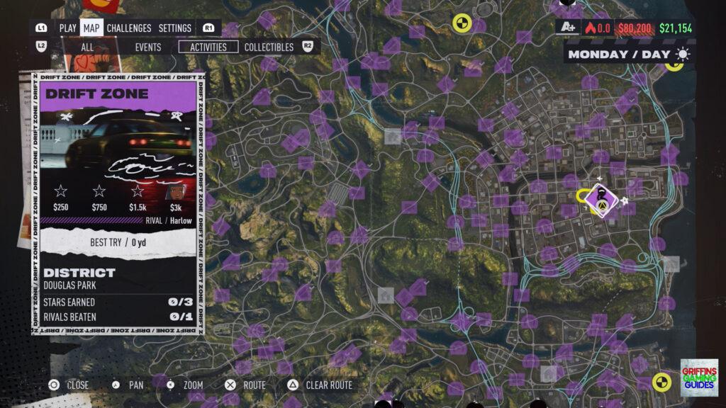 Need For Speed Unbound Catch My Drift Douglas Park 1 Map