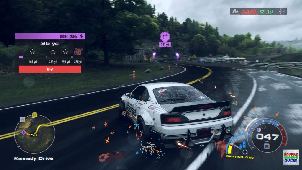 Need For Speed Unbound Catch My Drift Kennedy Drive 1 Corner 1