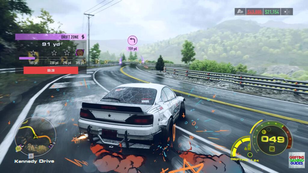 Need For Speed Unbound Catch My Drift Kennedy Drive 1 Corner 2