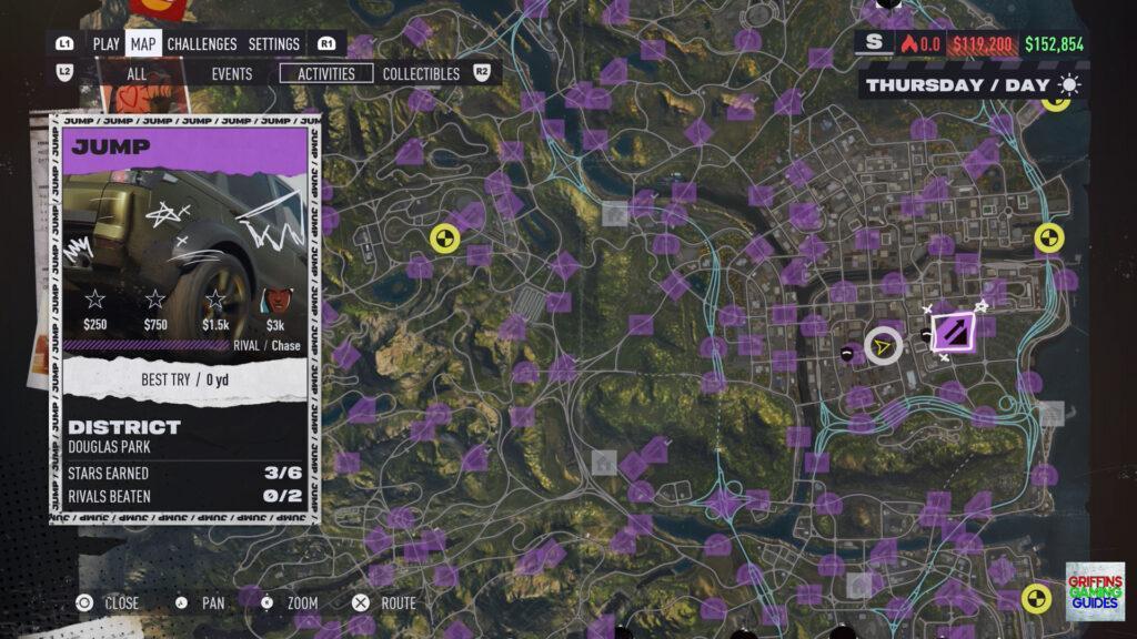 Need For Speed Unbound Frequent Flyer Douglas Park 2 Map