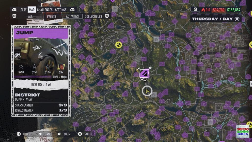 Need For Speed Unbound Frequent Flyer Dupont View 2 Map