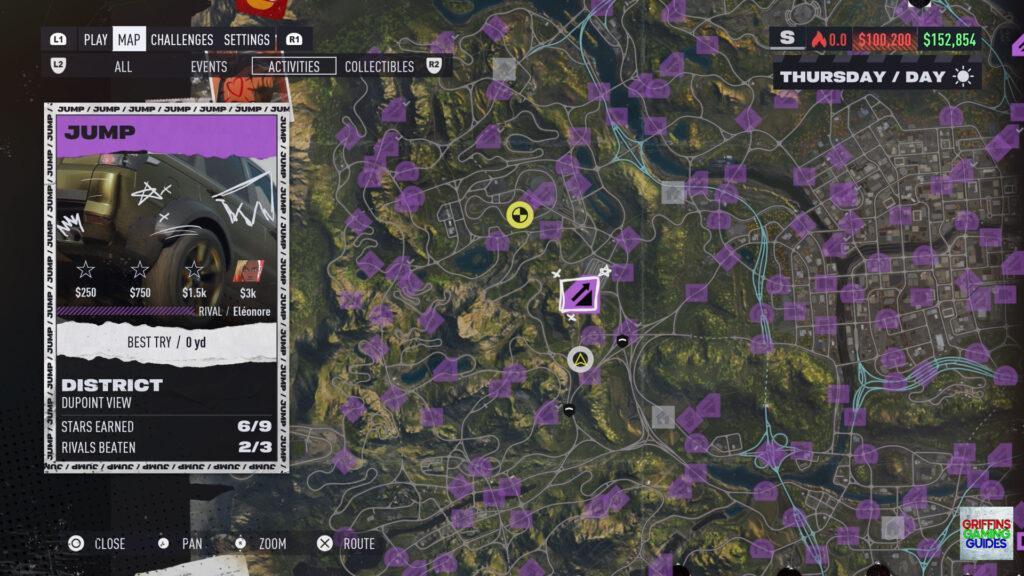 Need For Speed Unbound Frequent Flyer Dupont View 3 Map