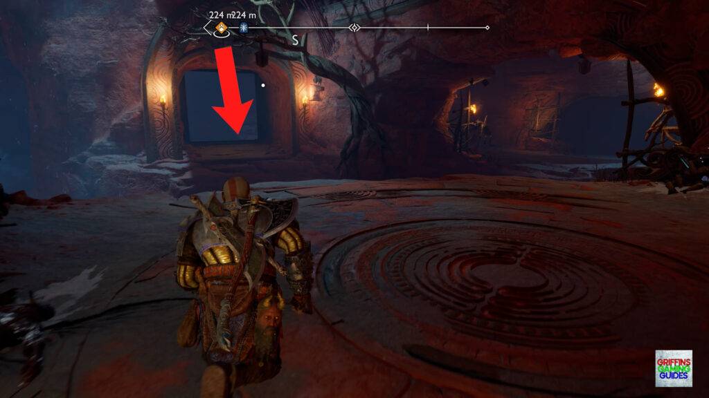 God Of War Ragnarök Artefact 19 Descen Back Through Cavern