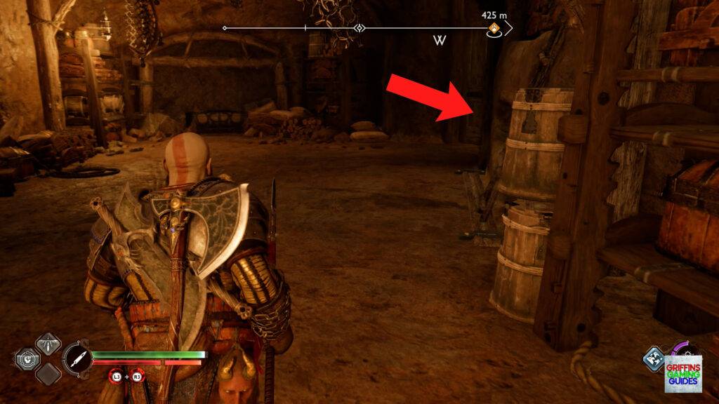 God Of War Ragnarök Lindwyrm 4 Go Through Wooden Doors