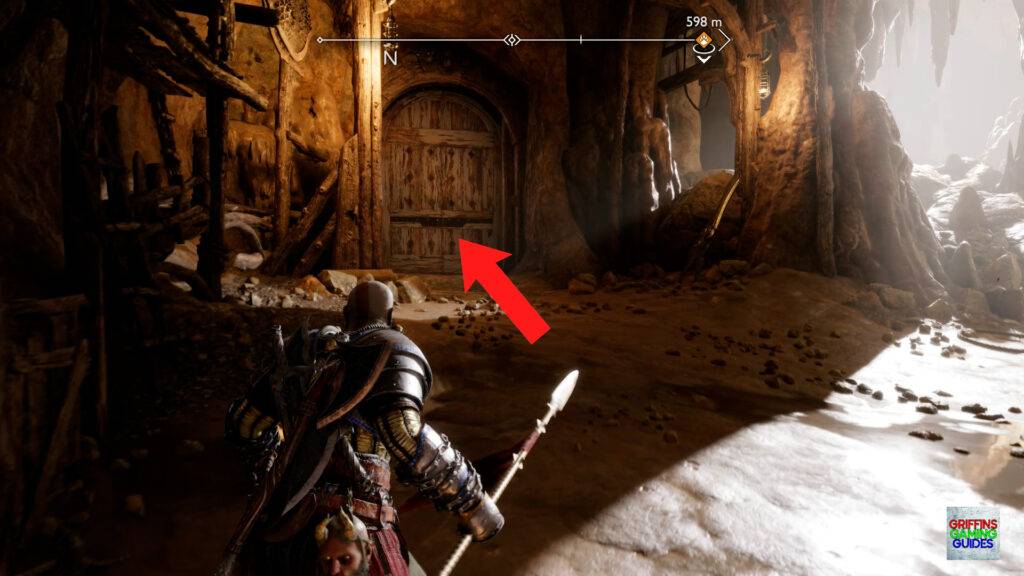 God Of War Ragnarök Lindwyrm 4 Go Through Wooden Doors