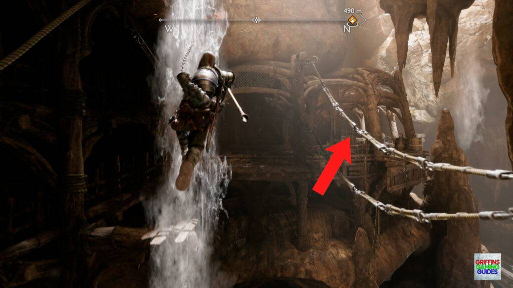 God Of War Ragnarök Lindwyrm 4 Swing Across and go Right