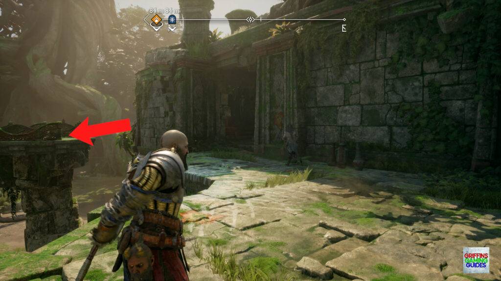 God Of War Ragnarök Nornir Chest 19 F Rune Jump Around to the left