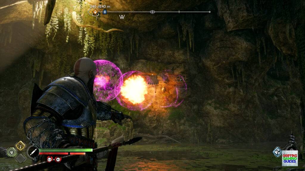 God Of War Ragnarök Nornir Chest 20 Explode all 3 Sigils