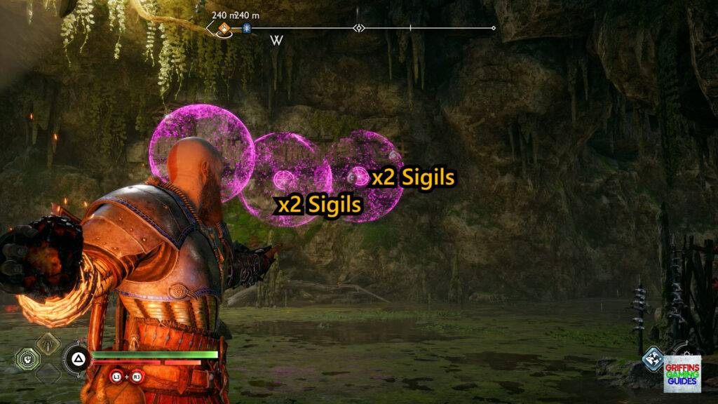 God Of War Ragnarök Nornir Chest 20 Place an Additional 2 x 2 Sigils