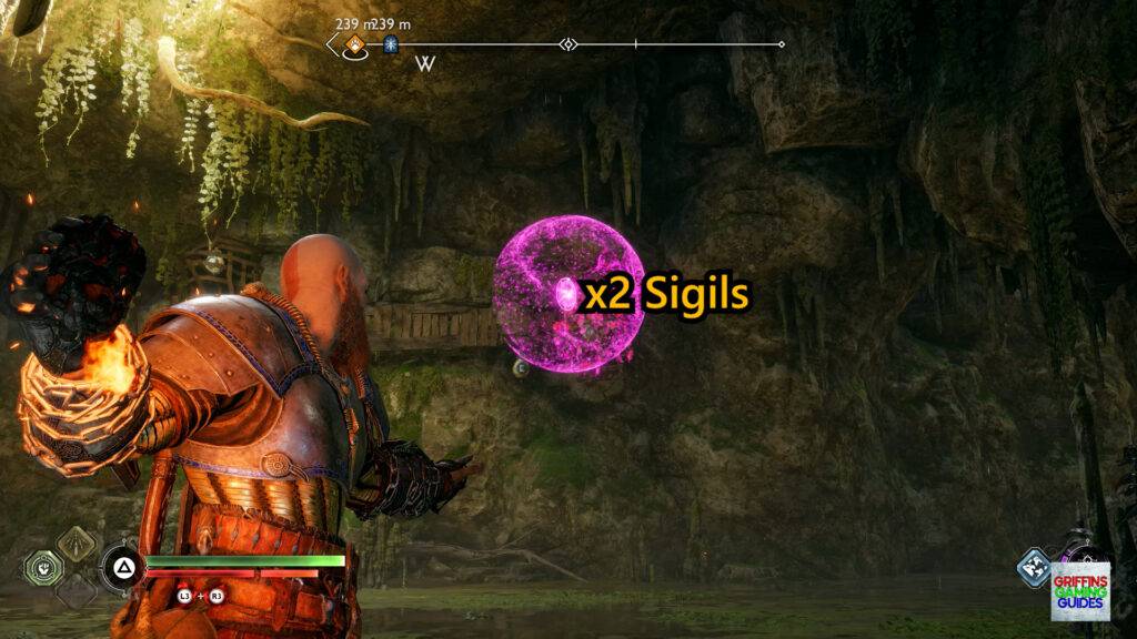 God Of War Ragnarök Nornir Chest 20 Throw Bomb at Sigils