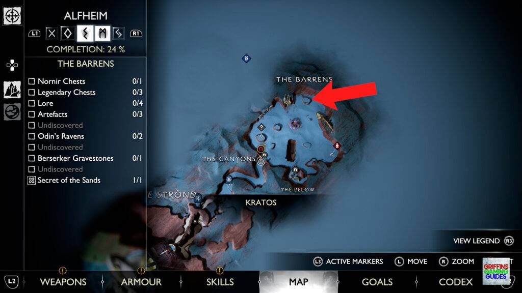 God Of War Ragnarök Nornir Chest 24 Map