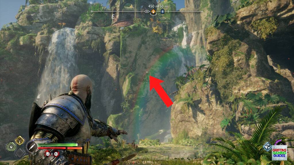 God Of War Ragnarök Odin's Raven 28 Aim at Rainbow