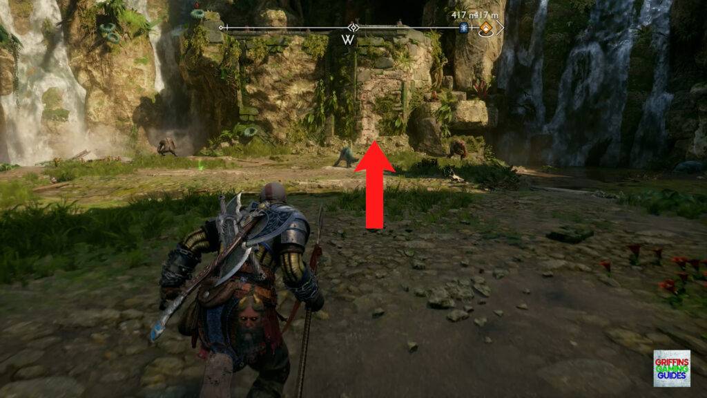 God Of War Ragnarök Odin's Raven 28 Clear Enemies and Climb Wall