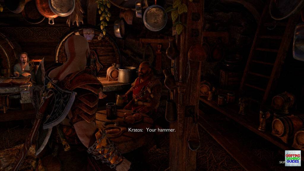 God Of War Ragnarök Rebel Leader Speak with Durlinn