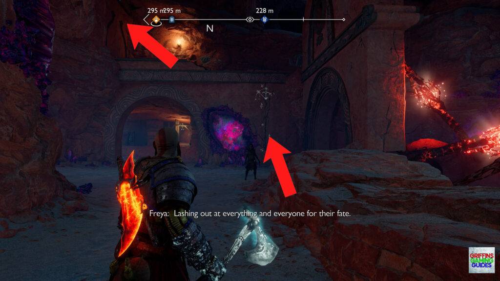 God Of War Ragnarök Secret Of The Sands Favour Clear Enemies and Climb Wall