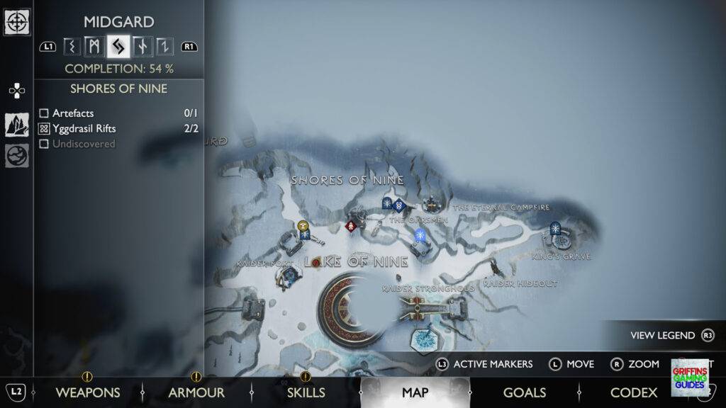 God Of War Ragnarök The Curator Artefact 14 Map