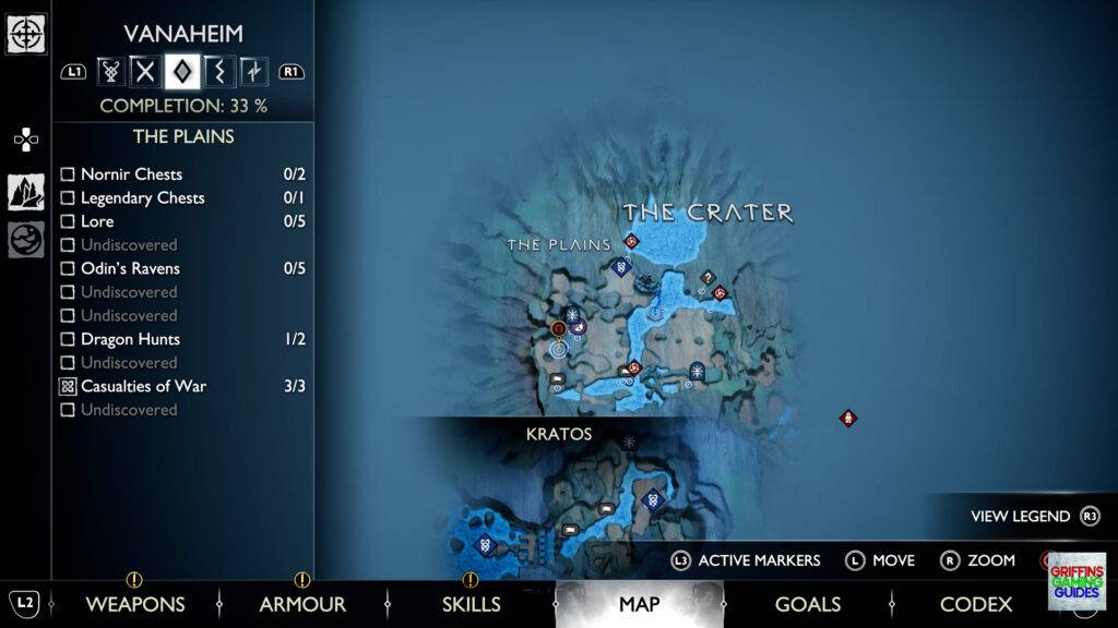 God Of War Ragnarök Artefact 5 Map