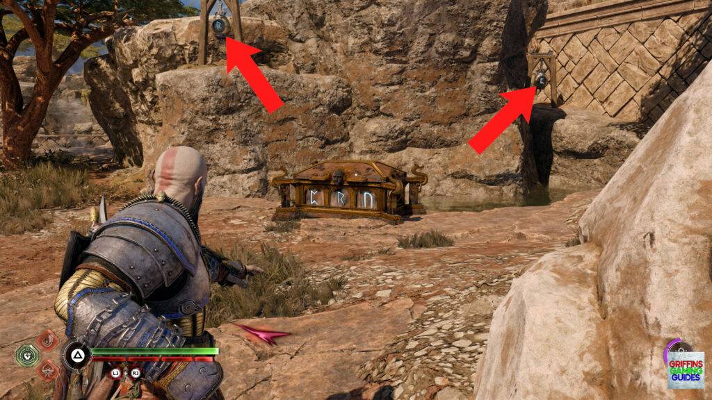 God Of War Ragnarök Full Belly Nornir Chest 29 R and C Rune Locations