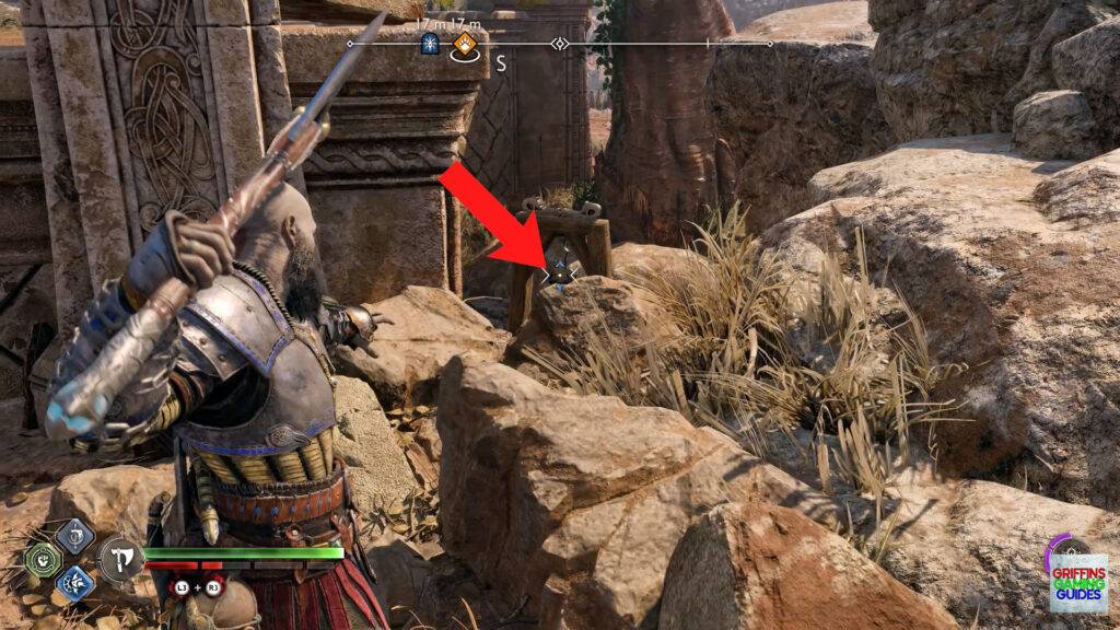 God Of War Ragnarök Full Belly Nornir Chest 29 Throw Axe at C Rune