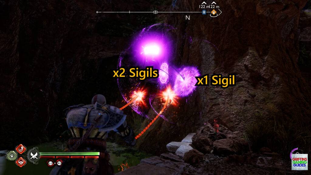 God Of War Ragnarok Full Belly Nornir Chest 32 C Rune Place Sigils