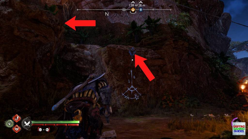 God Of War Ragnarok Full Belly Nornir Chest 32 R Rune Mantle Up Cliff