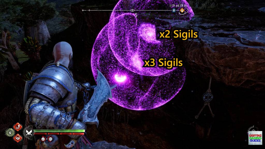 God Of War Ragnarok Full Belly Nornir Chest 32 R Rune Place Sigils